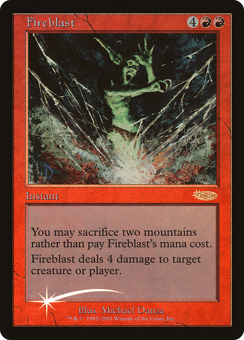 Fireblast (FNM-007) - Friday Night Magic 2001 Foil