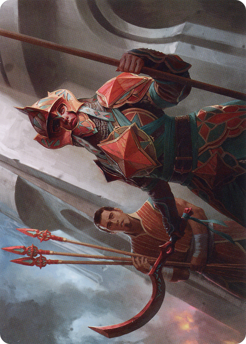 Siege Veteran // Siege Veteran (ABRO-003) - The Brothers' War Art Series (Borderless)