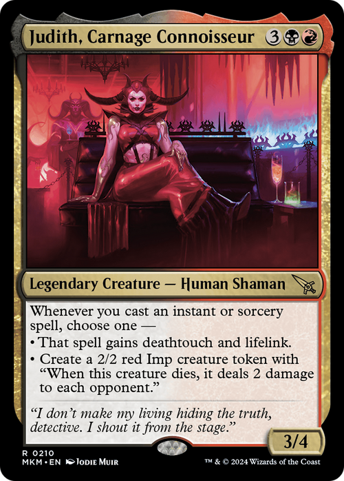 Judith, Carnage Connoisseur (MKM-210) - Murders at Karlov Manor