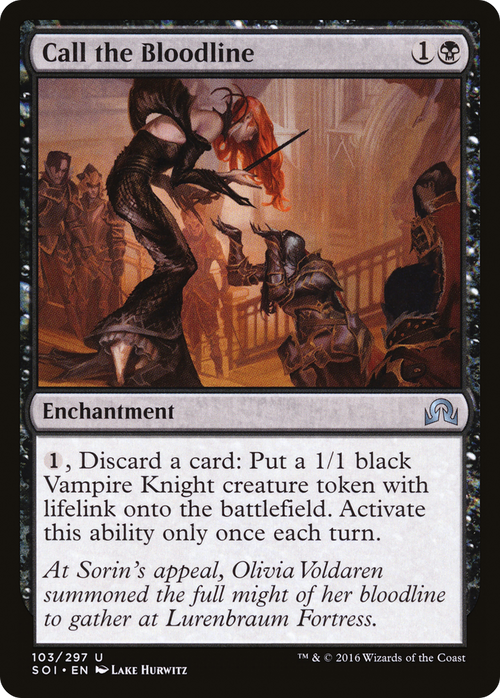 Call the Bloodline (SOI-103) - Shadows over Innistrad Foil