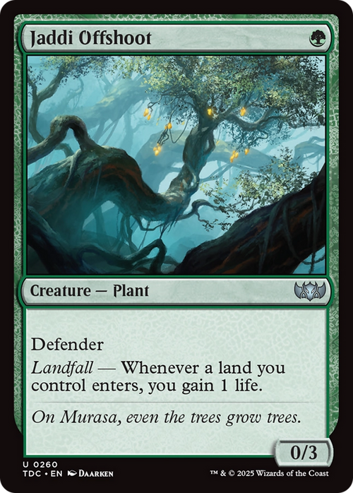 Jaddi Offshoot (TDC-260) - Commander: Tarkir: Dragonstorm