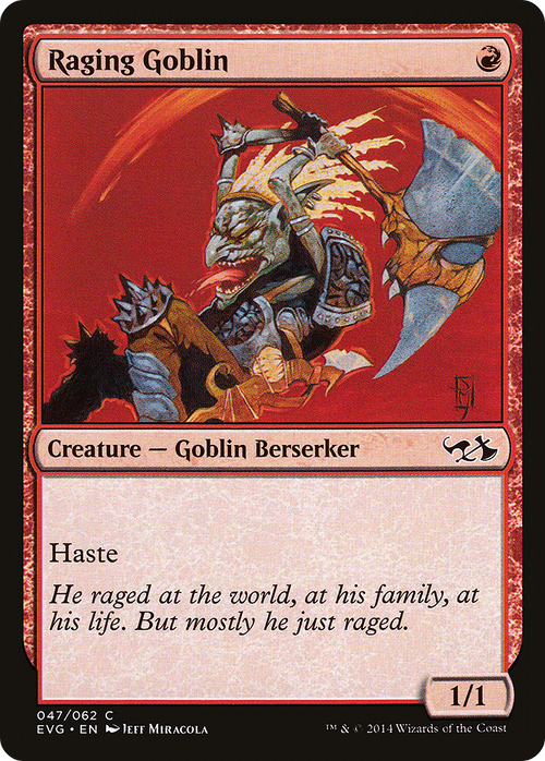 Raging Goblin (DD3-047) - Duel Decks Anthology: Elves vs. Goblins