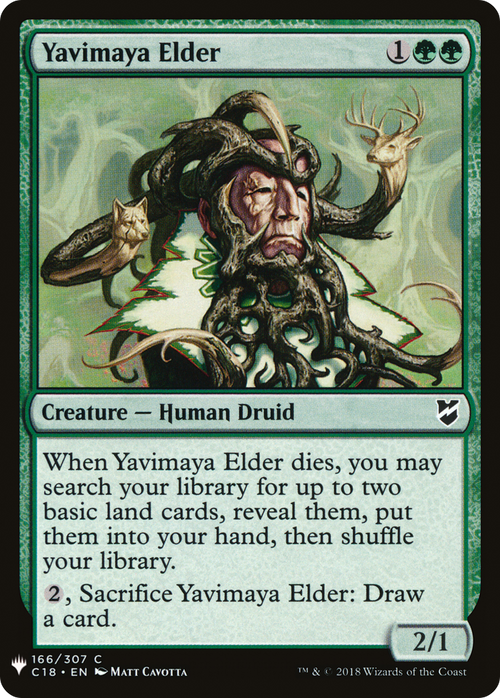 Yavimaya Elder (LIST-C18-166) - The List