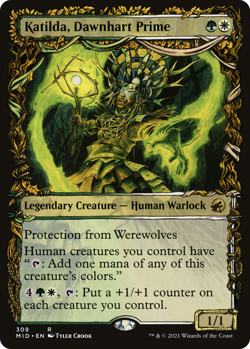 Katilda, Dawnhart Prime (Showcase) (MID-309) - Innistrad: Midnight Hunt: (Showcase)