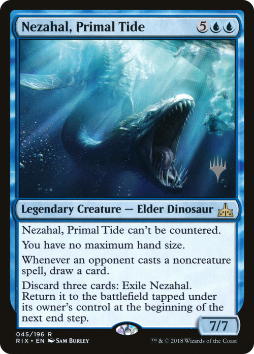 Nezahal, Primal Tide (PPM20-45P) - Rivals of Ixalan Promos