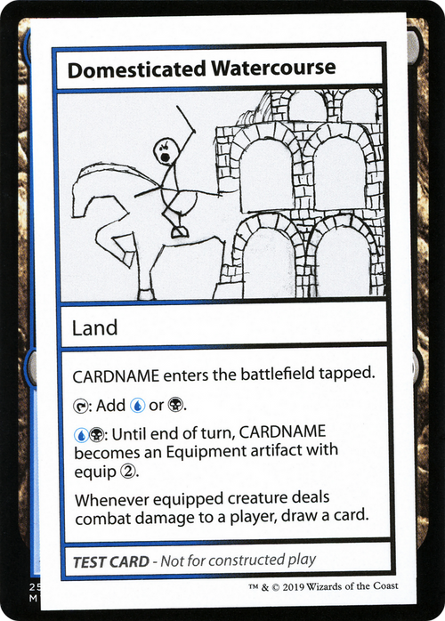 Domesticated Watercourse (No PW Symbol) (CMB1-114) - Mystery Booster Playtest Cards 2021