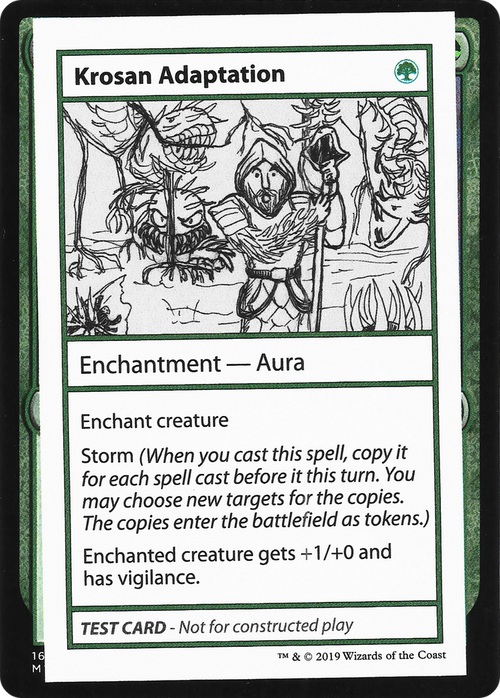 Krosan Adaptation (No PW Symbol) (CMB1-080) - Mystery Booster Playtest Cards 2021