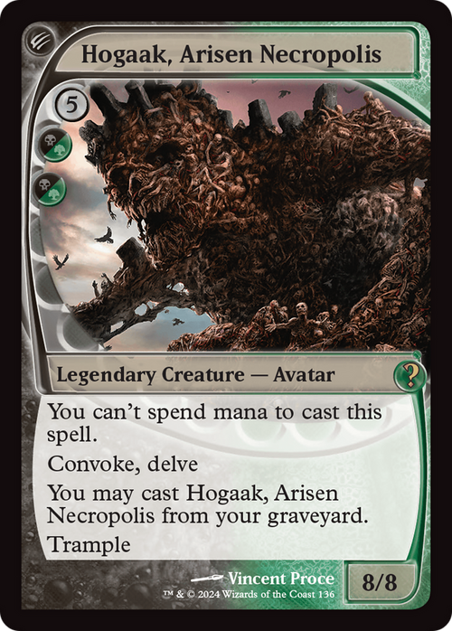Hogaak, Arisen Necropolis (Future Sight) (MB2-136) - Mystery Booster 2