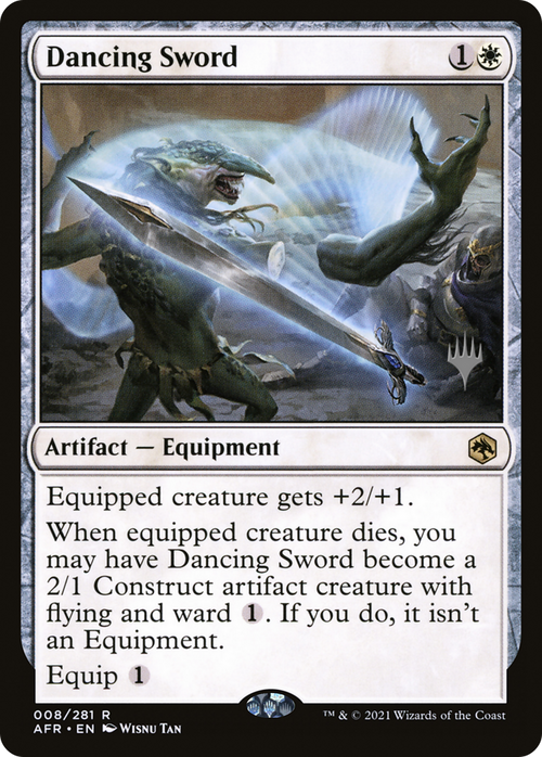 Dancing Sword (PPAFR-08P) - Adventures in the Forgotten Realms Promos Foil