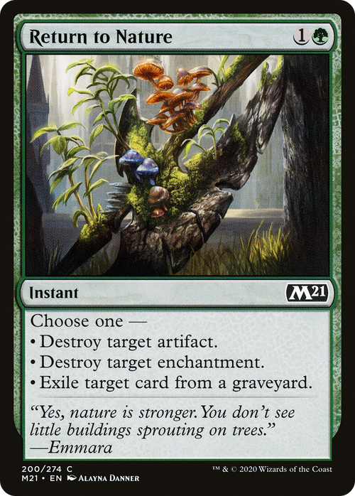 Return to Nature (M21-200) - Core Set 2021 Foil