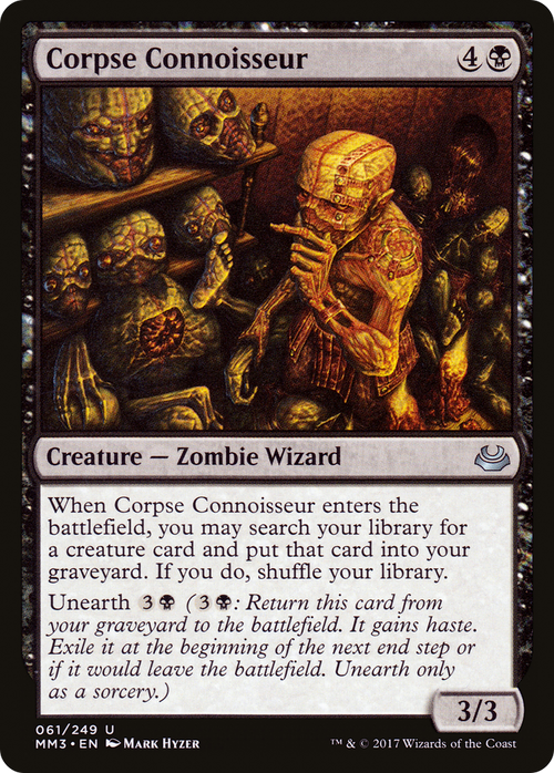 Corpse Connoisseur (MM3-061) - Modern Masters 2017 Foil