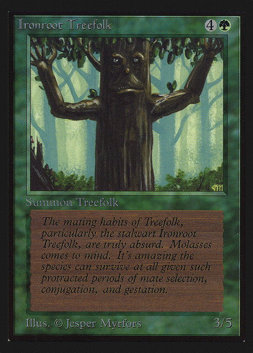 Ironroot Treefolk (CE) (CED-) - Collectors' Edition