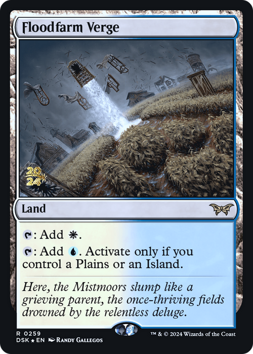 Floodfarm Verge (PRE-259) - Duskmourn: House of Horror Promos Foil