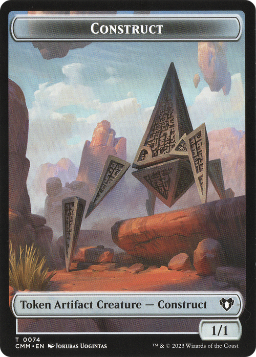 Construct (TCMM-074) - Commander Masters Tokens