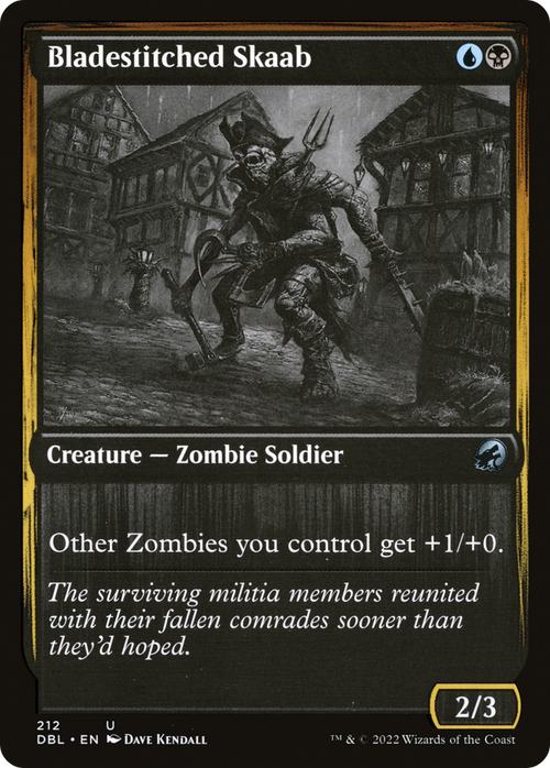 Bladestitched Skaab (DBL-212) - Innistrad: Double Feature Foil