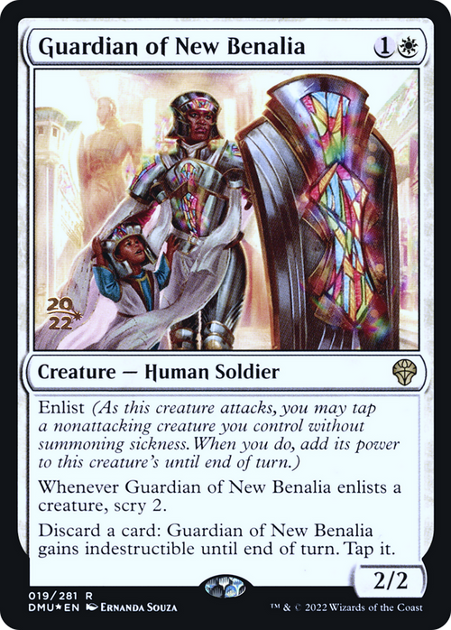 Guardian of New Benalia (PRE-019) - Dominaria United Promos Foil