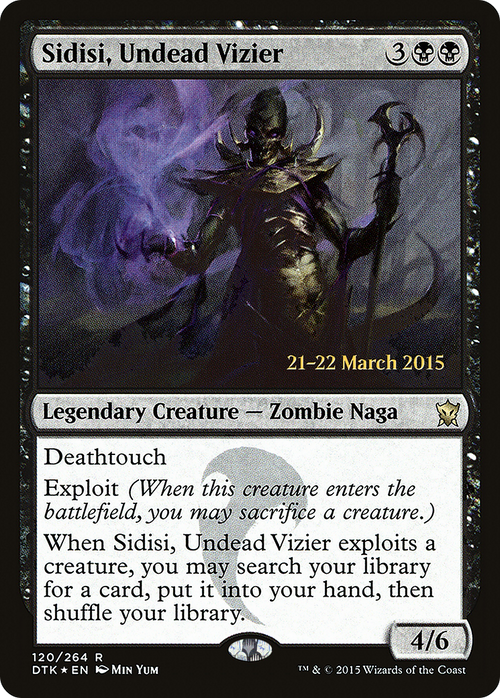 Sidisi, Undead Vizier (PRE-120S) - Dragons of Tarkir Promos Foil