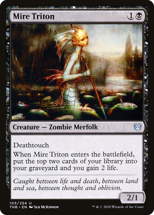 Mire Triton (THB-105) - Theros Beyond Death Foil