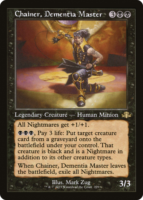 Chainer, Dementia Master (Retro Frame) (DMR-299) - Dominaria Remastered Foil