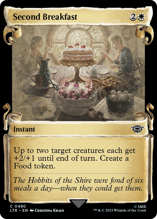 Second Breakfast (Showcase Scrolls) (LTR-480) - The Lord of the Rings: Tales of Middle-earth: (Showcase)