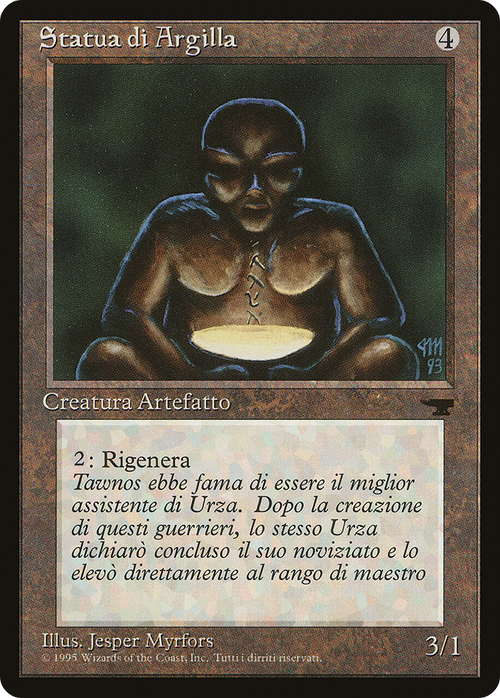 Clay Statue (Italian) - "Statua di Argilla" (REN-) - Rinascimento