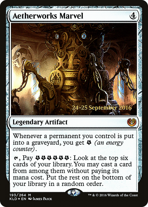 Aetherworks Marvel (PRE-193S) - Kaladesh Promos Foil
