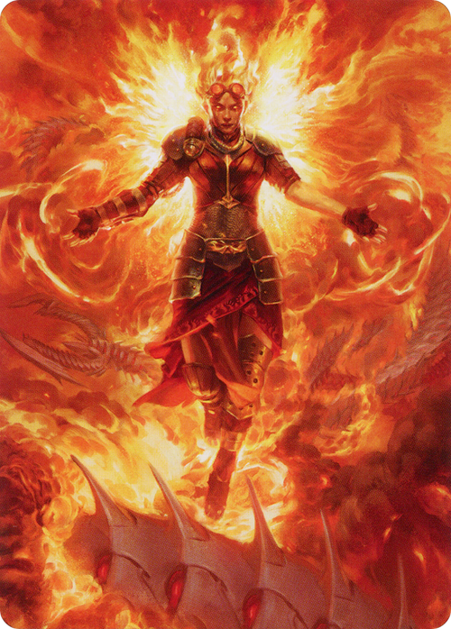 Chandra, Hope's Beacon // Chandra, Hope's Beacon (AMOM-030) - March of the Machine Art Series (Borderless)