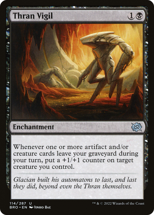 Thran Vigil (BRO-114) - The Brothers' War Foil