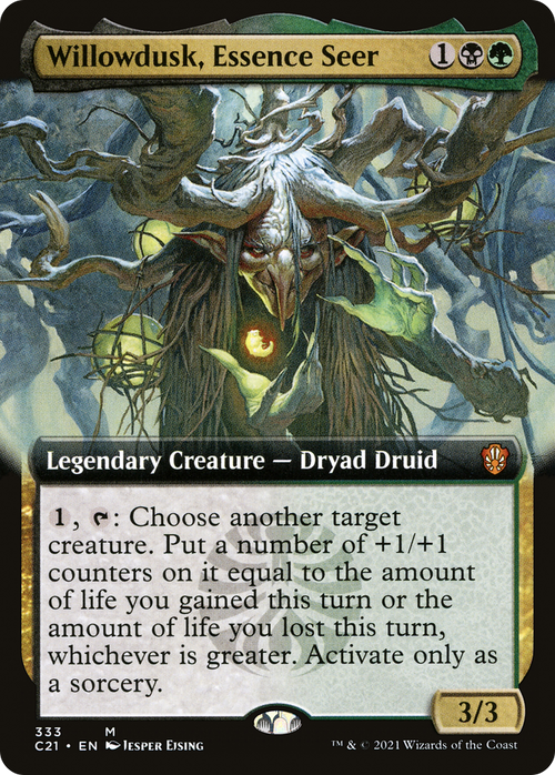 Willowdusk, Essence Seer (Extended Art) (C21-333) - Commander 2021: (Extended Art)