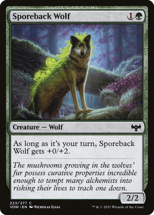 Sporeback Wolf (VOW-223) - Innistrad: Crimson Vow