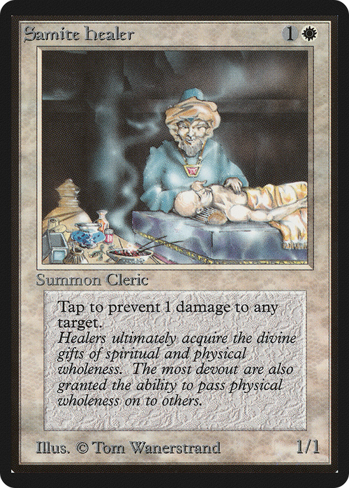 Samite Healer (LEB-) - Limited Edition Beta