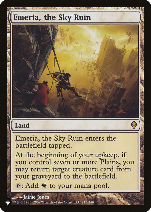 Emeria, the Sky Ruin (PLST-ZEN-213) - The List