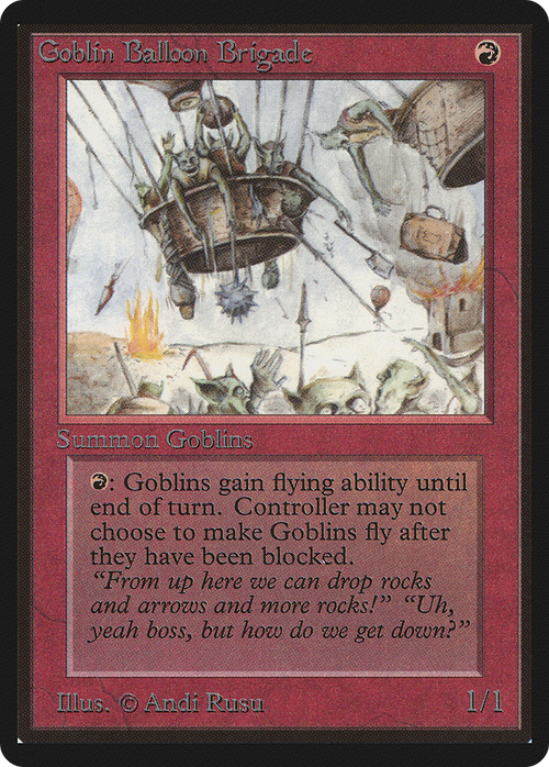 Goblin Balloon Brigade (LEB-) - Limited Edition Beta