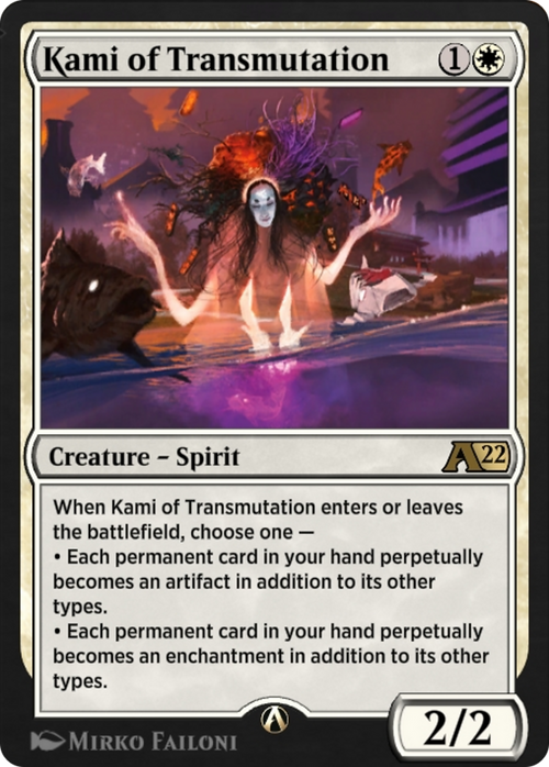 Kami of Transmutation (YNEO-003) - Alchemy: Kamigawa