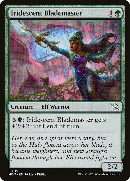 Iridescent Blademaster (MOM-195) - March of the Machine Foil