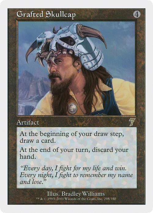 Grafted Skullcap (7ED-298) - 7th Edition Foil