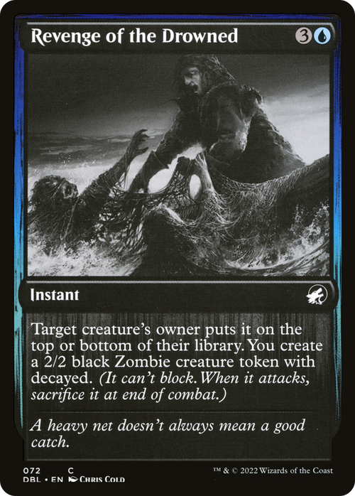 Revenge of the Drowned (DBL-072) - Innistrad: Double Feature Foil