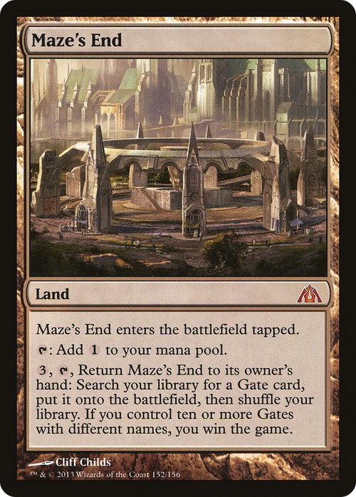 Maze's End (DGM-152) - Dragon's Maze Foil