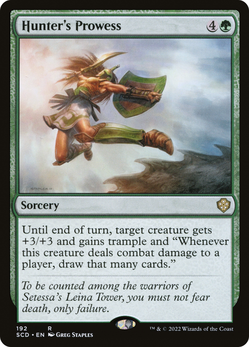 Hunter's Prowess (SCD-192) - Starter Commander Decks