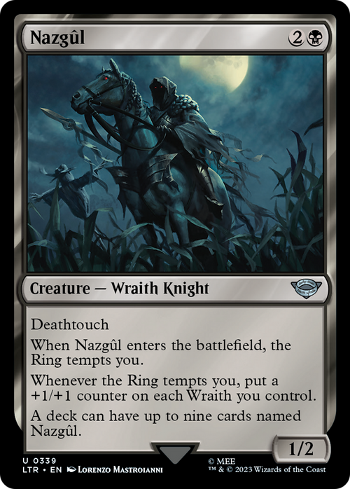 Nazgul (0339) (LTR-339) - The Lord of the Rings: Tales of Middle-earth Foil