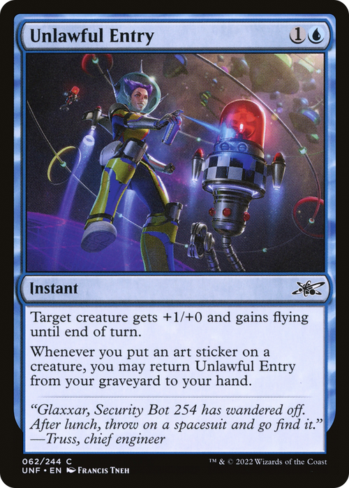 Unlawful Entry (UNF-062) - Unfinity Foil
