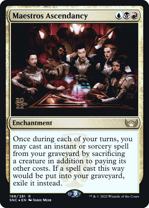 Maestros Ascendancy (PRE-198) - Streets of New Capenna Promos Foil