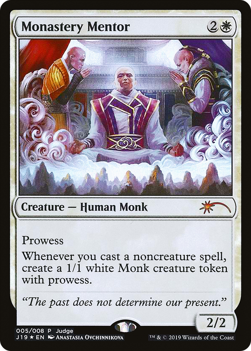 Monastery Mentor (JDG-005) - Judge Gift Cards 2019 Foil