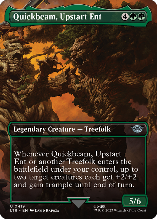 Quickbeam, Upstart Ent (Borderless) (LTR-419) - The Lord of the Rings: Tales of Middle-earth