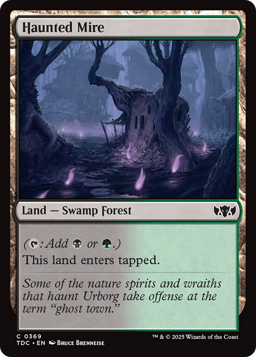 Haunted Mire (TDC-369) - Commander: Tarkir: Dragonstorm