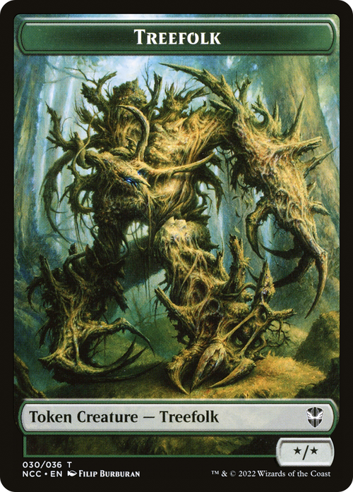 Treefolk (TNCC-030) - New Capenna Commander Tokens Foil
