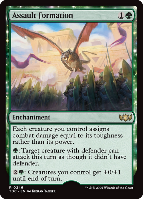 Assault Formation (TDC-246) - Commander: Tarkir: Dragonstorm: (enchantment)