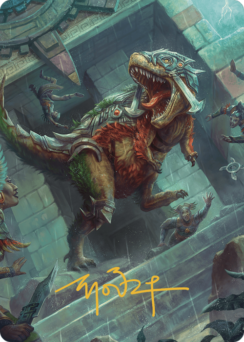 Carnage Tyrant // Carnage Tyrant (ALCI-066) - The Lost Caverns of Ixalan Art Series (Borderless)