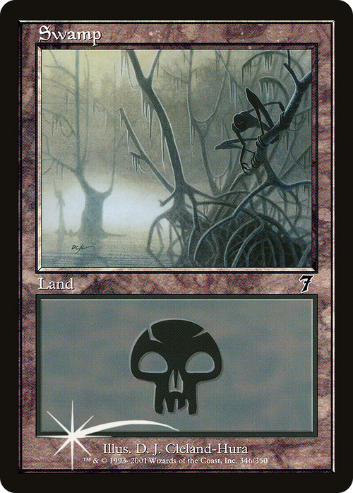 Swamp (346) (7ED-346) - 7th Edition
