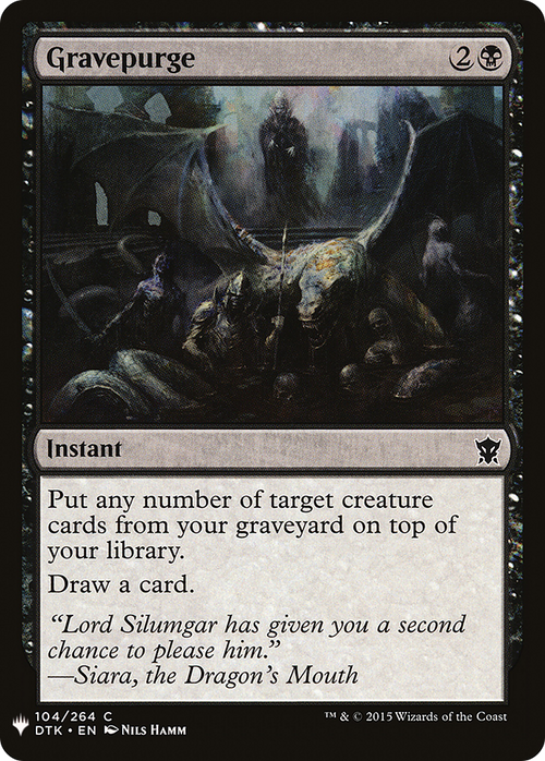 Gravepurge (LIST-DTK-104) - The List